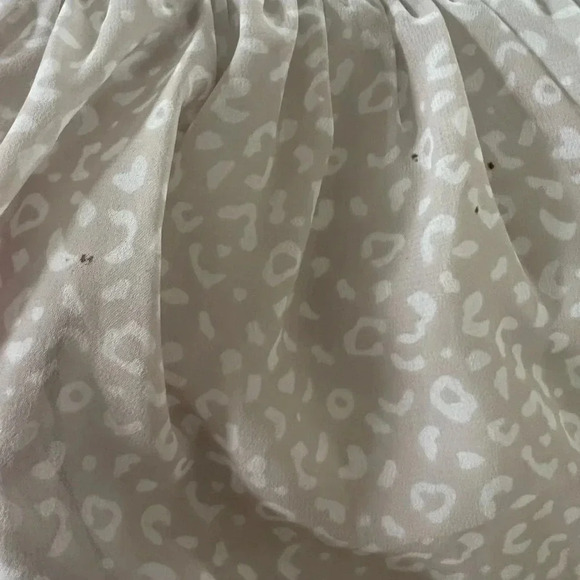 Japna Tan and White Leopard Print Lined Long Sleeve Dress Size Large - Picture 9 of 9